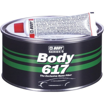 HB BODY Шпатлевка 617 NANO FIBER POLYESTER FILLER 1,8кг 6170600002