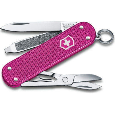 Нож-брелок Victorinox Classic SD Alox Colors Flamingo Party 0.6221.251G