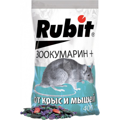 Rubit Защита от грызунов, зоокумарин+ зерновая смесь 400гр 62453