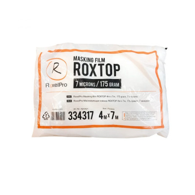 RoxelPro Маскирующая плёнка ROXTOP 4мх7м, 175 г, 7 микрон, 334317