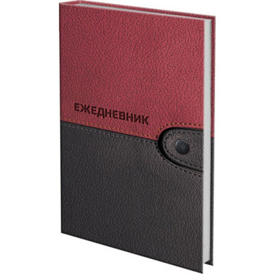 Датированный ежедневник BRAUBERG КОЖА БОРДО 121592