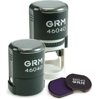 GRM 46040 (R40) plus COMPACT ЧЕРНЫЙ корпус оснастка для печати в боксе д40мм 120900004