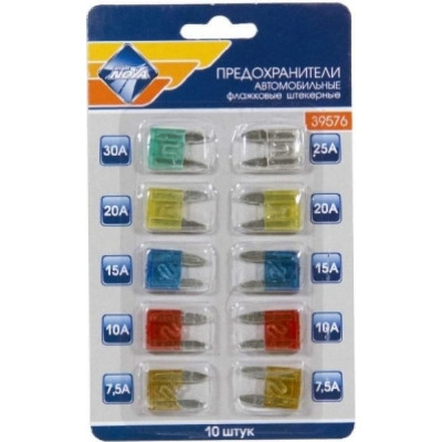 Флажковые предохранители Nova Bright MINI 39576