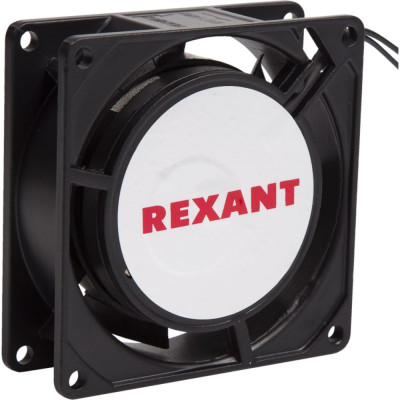 REXANT Осевой вентилятор для охлаждения RX 80х80х25 220 В 72-6080