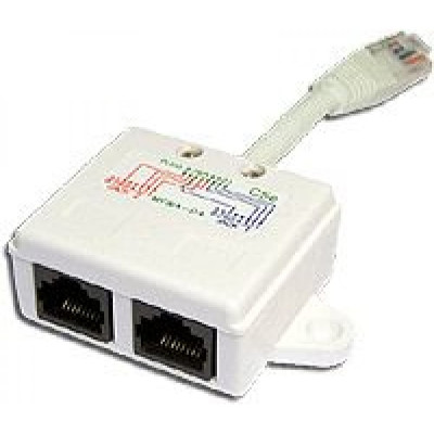 TWT Y-адаптер, 2 компьютерных порта, кат. 5е -Y-E2-E2
