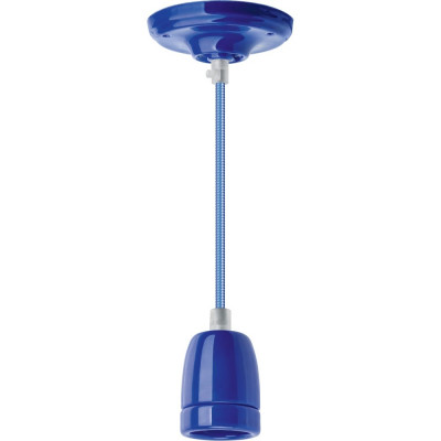 Navigator Светильник NIL-SF03-012-E27 60Вт 1м. керам. синий 61532