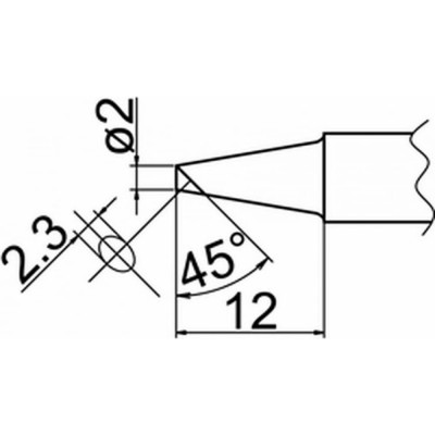 Наконечник для станций FX-838 HAKKO T20-BCF2