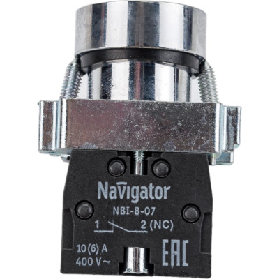 Navigator Кнопка 82 819 NBI-B-08-R красная d22мм NC 82819