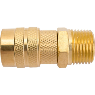 TITAN LOCK 1/2in, БРС серия D, ISO 6150 B, розетка, нар.резьба, латунь TL4DFS-B