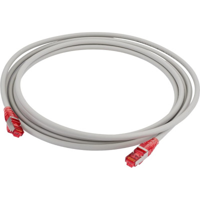 Экранированный патч-корд Hyperline PC-LPM-STP-RJ45-RJ45-C5e-3M-LSZH-GY 42338