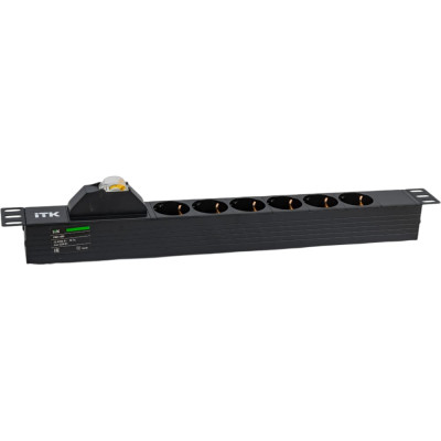 Блок розеток IEK ITK PDU PH21-6D3