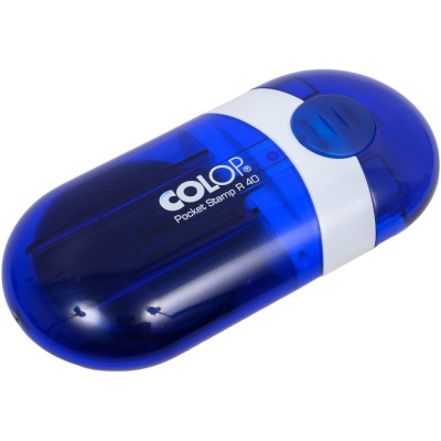 Карманная оснастка для круглой печати Colop Pocket Stamp PS R40 индиго