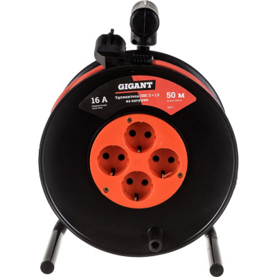 Gigant Удлинитель ПВС 2x1,5 50м на катушке 80071