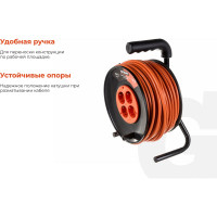 Gigant Удлинитель ПВС 3x2,5 50м на катушке 80076