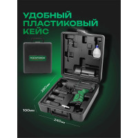 Ударный пневмогайковерт с регулировкой усилия Rockforce набор головок RF-82549K4(48140)