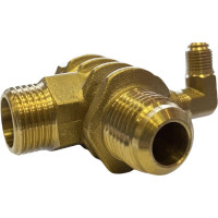 Клапан обратный для компрессора резьба наружная M1/2хM1/2 Pegas pneumatic 4305