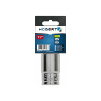 Головка торцевая шестигранная (9 мм; сталь CrV; DIN 3124; 1/2DR) HOEGERT TECHNIK HT1A209