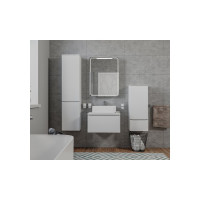 Зеркало шкаф MIXLINE "ВИКТОРИЯ" 600x800 ШВ, правый, сенсорный выключатель, светодиодная подсветка 547256