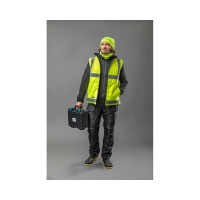 Вязаная шапка HOEGERT TECHNIK ISEN желтая HT5K475