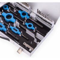 Набор ручных метчиков и плашек GSR M3-M12 DIN 352/223 HSSG 45 предметов 00708080