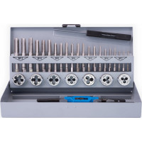 Набор ручных метчиков и плашек GSR 25х9 M3-M12 HSSG 32 предмета 00708070