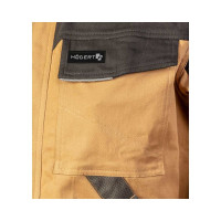 Рабочая куртка HOEGERT TECHNIK EDGAR, бежевая, размер XL HT5K282-1-XL