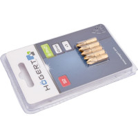 Биты (5 шт; PH2; 25 мм; сталь S2 TiN) HOEGERT TECHNIK HT1S382