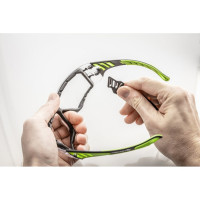 Защитные очки HOEGERT TECHNIK LOTZEN бесцветные, универсальный размер HT5K011