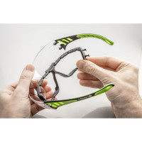 Защитные очки HOEGERT TECHNIK LOTZEN бесцветные, универсальный размер HT5K011