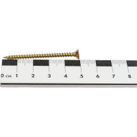 Саморез КРЕП-КОМП желтый цинк, POZY, 3,5х50, 50 шт. жд3550мф