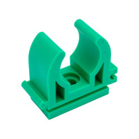 Одинарное крепление Blue Ocean U-типа 20 полипропиленовый зеленый PPRF/PCU(G)-20