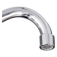 Смеситель для кухни СоюзКран поворотный излив 20 см, керамический кран-буксы 1/2, хром, цинк SK01-T207 567-065