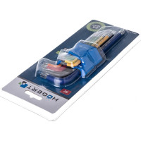 Набор Г-образных удлиненных ключей TORX HOEGERT TECHNIK с цветной маркировкой, Т10-Т50 HT1W817