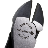 Бокорезы HOEGERT TECHNIK изолированные 180 мм 1000 V, VDE HT1P911