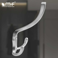 Крючок MF H5518E, AL, 3-х рожковый, матовый хром 973721v