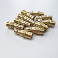 Штуцер быстроразъёмный латунный БРС НР 1/4", 10 шт Профитт 9276379