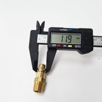 Штуцер быстроразъёмный латунный БРС НР 1/4" Профитт 9276362