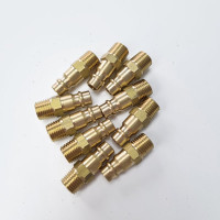 Штуцер быстроразъёмный латунный БРС НР 1/4", 10 шт Профитт 9276379