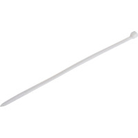 Пластиковые стяжки Cablexpert 150 мм х 3.6 мм, белые, 100 шт. NYT-150x3.6