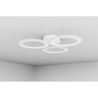 Светодиодная диммируемая люстра с ДУ RITTER Rieti 52Вт, 2700К/4200К/6400К, 3400Лм, 385x80мм 52360 4