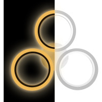 Светодиодная диммируемая люстра с ДУ RITTER Rieti 52Вт, 2700К/4200К/6400К, 3400Лм, 385x80мм 52360 4