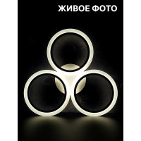 Светодиодная диммируемая люстра с ДУ RITTER Rieti 52Вт, 2700К/4200К/6400К, 3400Лм, 385x80мм 52360 4