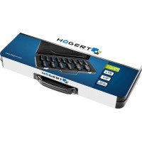 Набор ударных глубоких шестигранных головок (15 шт; 1/2; CrMo) HOEGERT TECHNIK  в кейсе HT4R049