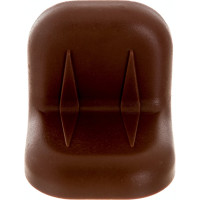 Мебельный уголок с декоративной накладкой Левша 28х28х28 мм, коричневый, 4 шт. У8-5139.К