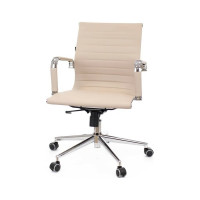 Кресло Everprof Leo Т экокожа бежевый EP-leo t eco beige