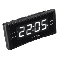 Радиобудильник HARPER HCLK-1007 white led H00003156