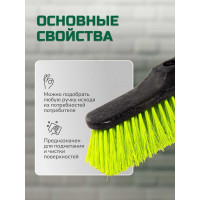 Щетка без ручки для сухой уборки пола In'Loran 31х6,5х9,3 см серая MG-29GR