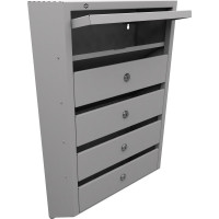 Почтовый ящик FerrumFormat Оптима Люкс 5 серый 4620065511103