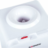 Кулер для воды SONNEN FE-02, напольный, нагрев/охлаждение электронное, 2 крана, белый 454996