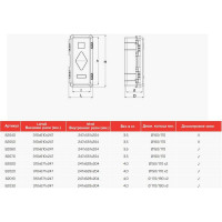 Пенал под огнетушитель DAKEN ADAMANT, пластик, 6 кг, 150-170 мм 82070